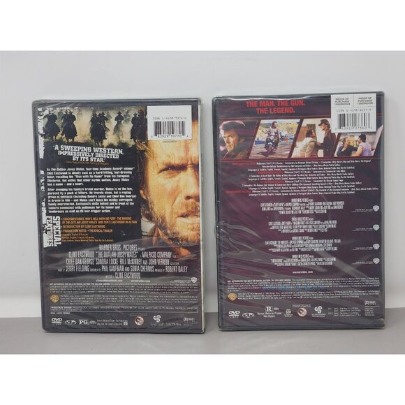 Clint Eastwood DVD The Outlaw Josey Wales &‎ Dirty Harry 4 Film Favorites Set - Picture 2 of 3